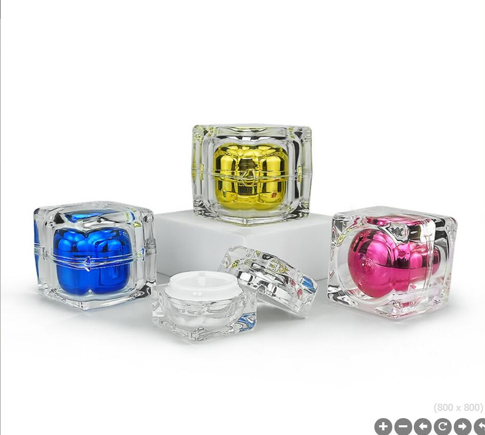 Gel Refill Pack - 30 グラムピンク/ゴールド/ブルー/シルバーアクリル瓶ポット缶デイクリーム/アイセラム/ジェル/モイスチャライザー/エッセンス美白スキンケア化粧品包装