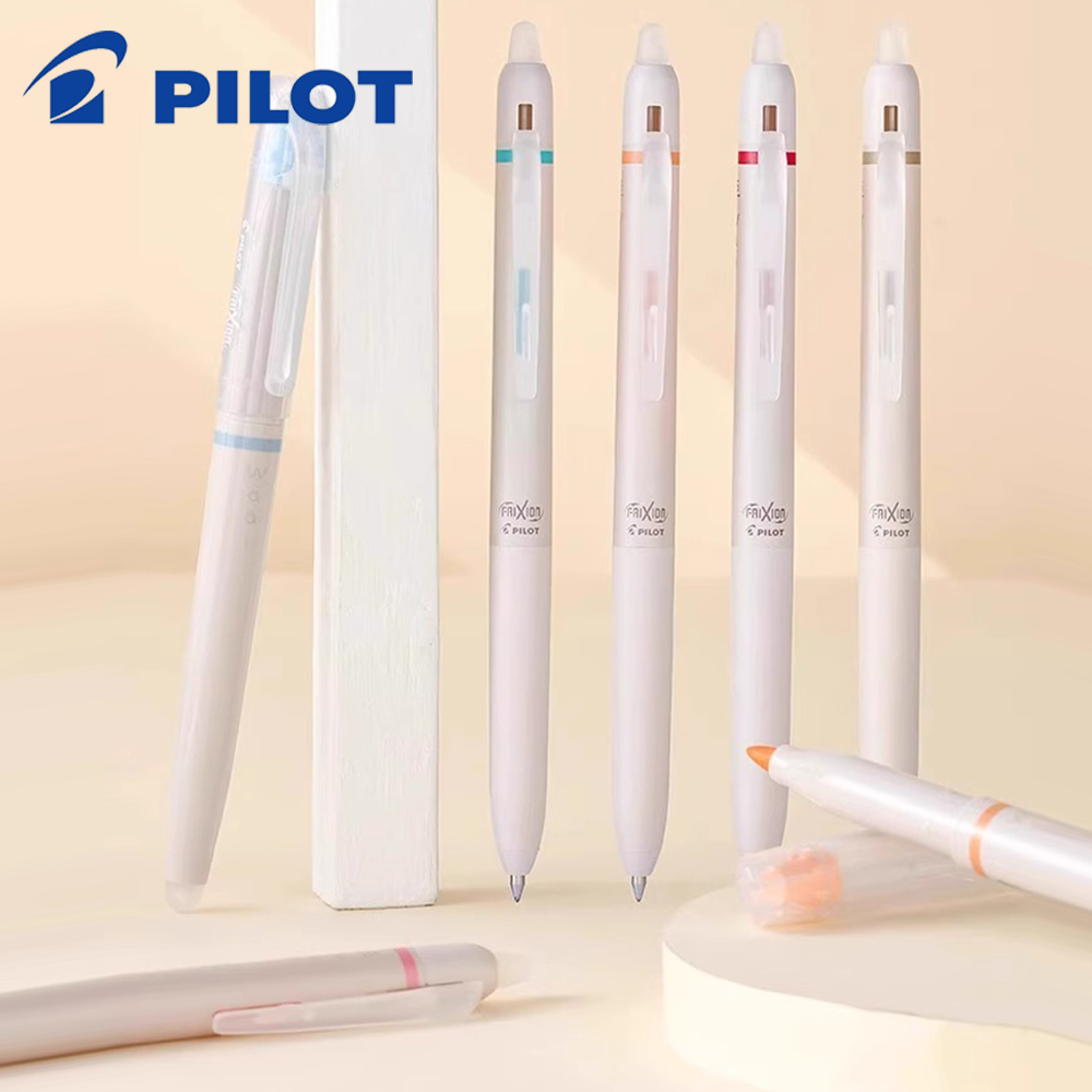 Pilot Pen Frixion - 日本のパイロット消去可能なジェルペン蛍光ペンセット、フリクションワイシリーズ、学生ライティングハンドアカウントカワイイスクールオフィス文房具