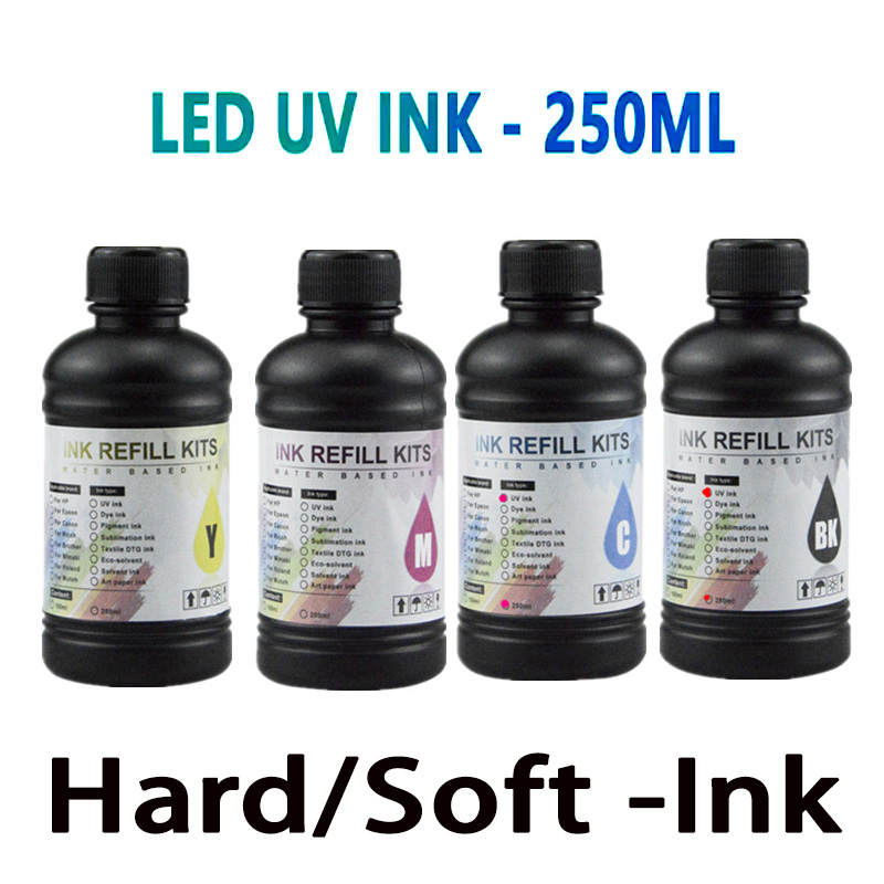 Fountain Pen Bottled Ink - 250ML/ボトル UVハードインク LED UVインク エプソン DX5